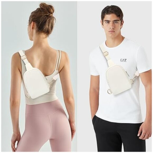 Sling Crossbody Unisex Trendy Chest Bag Adjustable shoulder Strap Women, Men - Picture 5 of 7